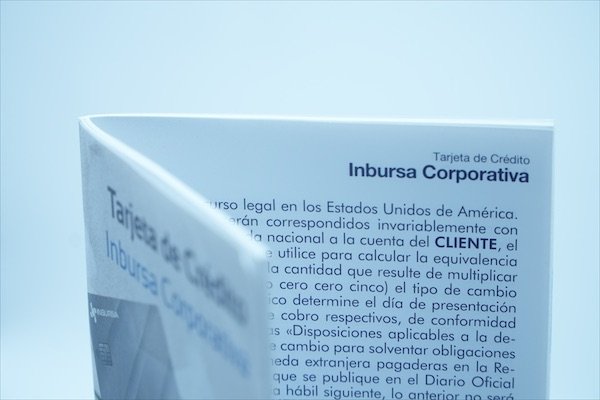 Folleto encuadernado a grapa