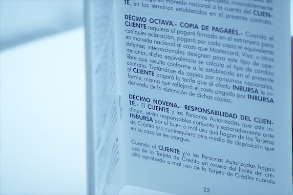 Folleto encuadernado a grapa